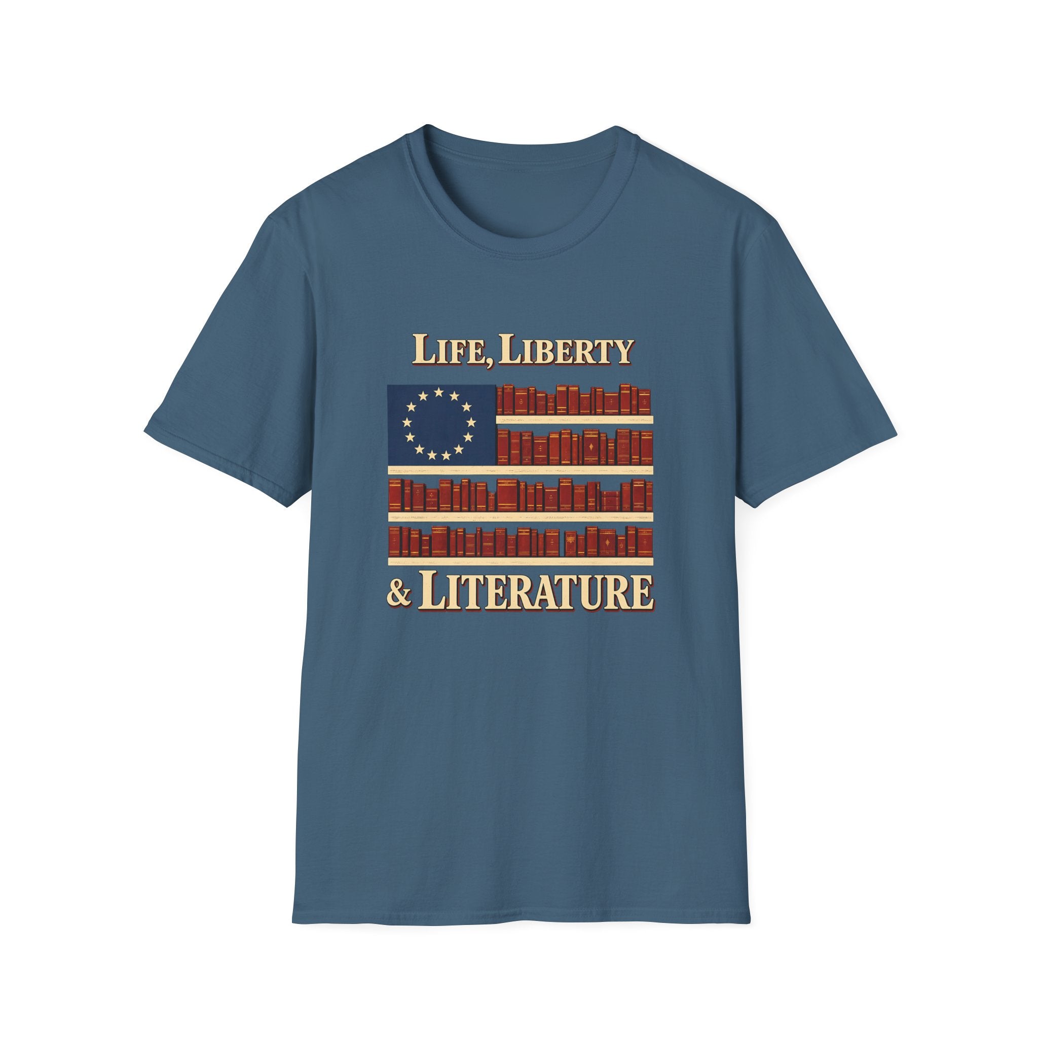 Life, Liberty & Literature Tshirt