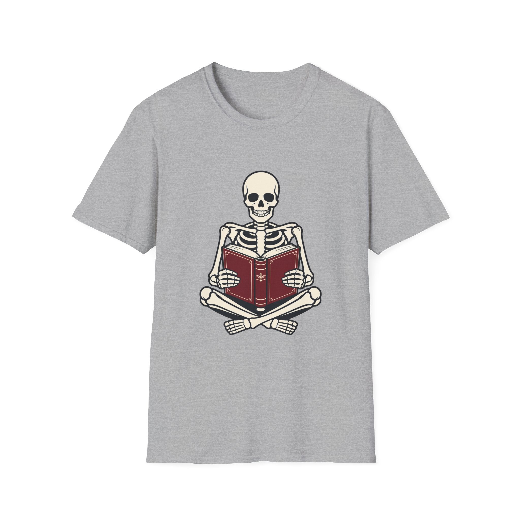 Skeleton With A Good Book Tshirt