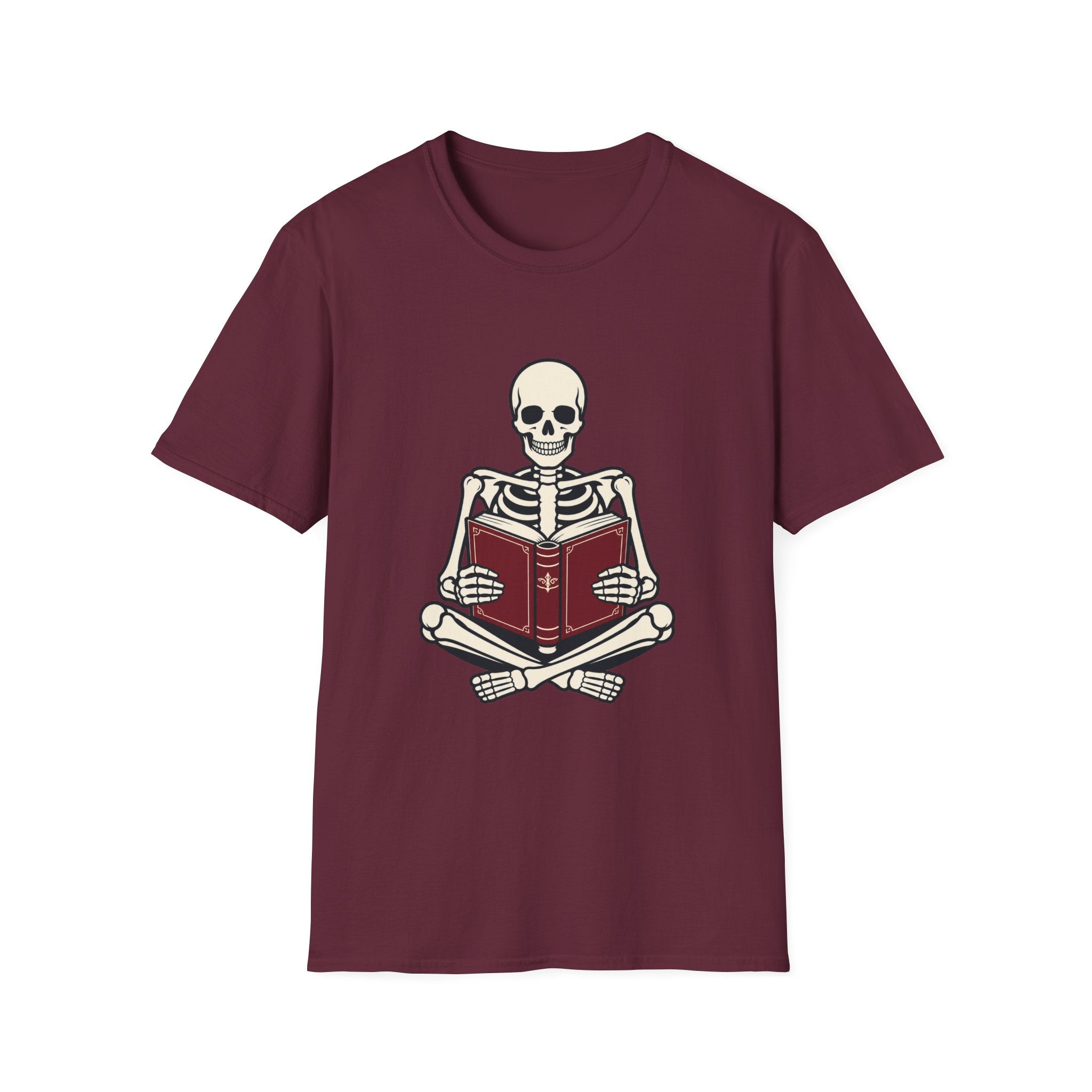 Skeleton With A Good Book Tshirt