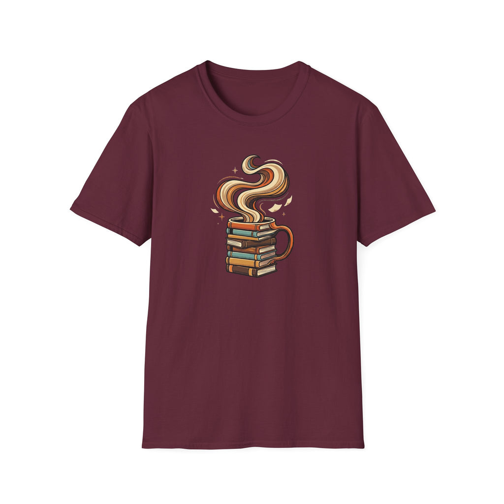 Retro Book Coffee Mug Tshirt