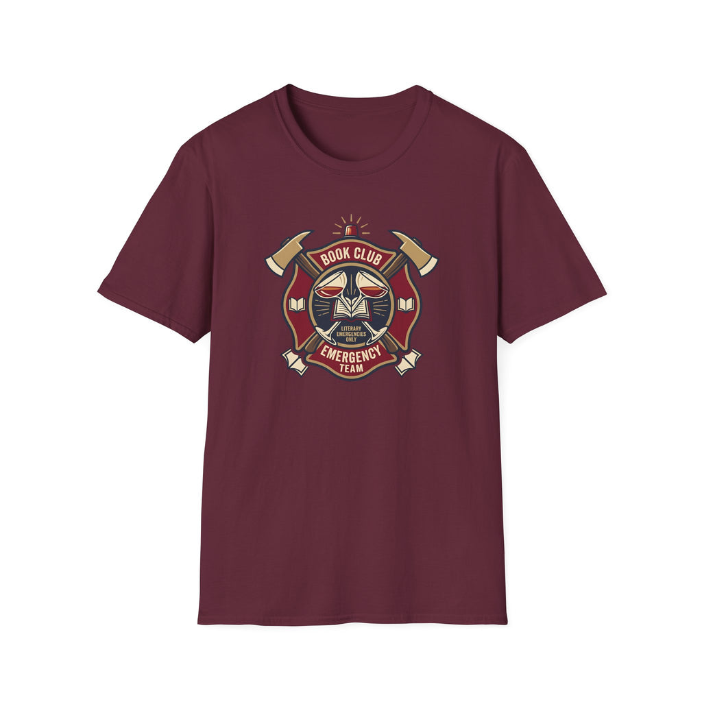 Book Club Emergency Response Tshirt
