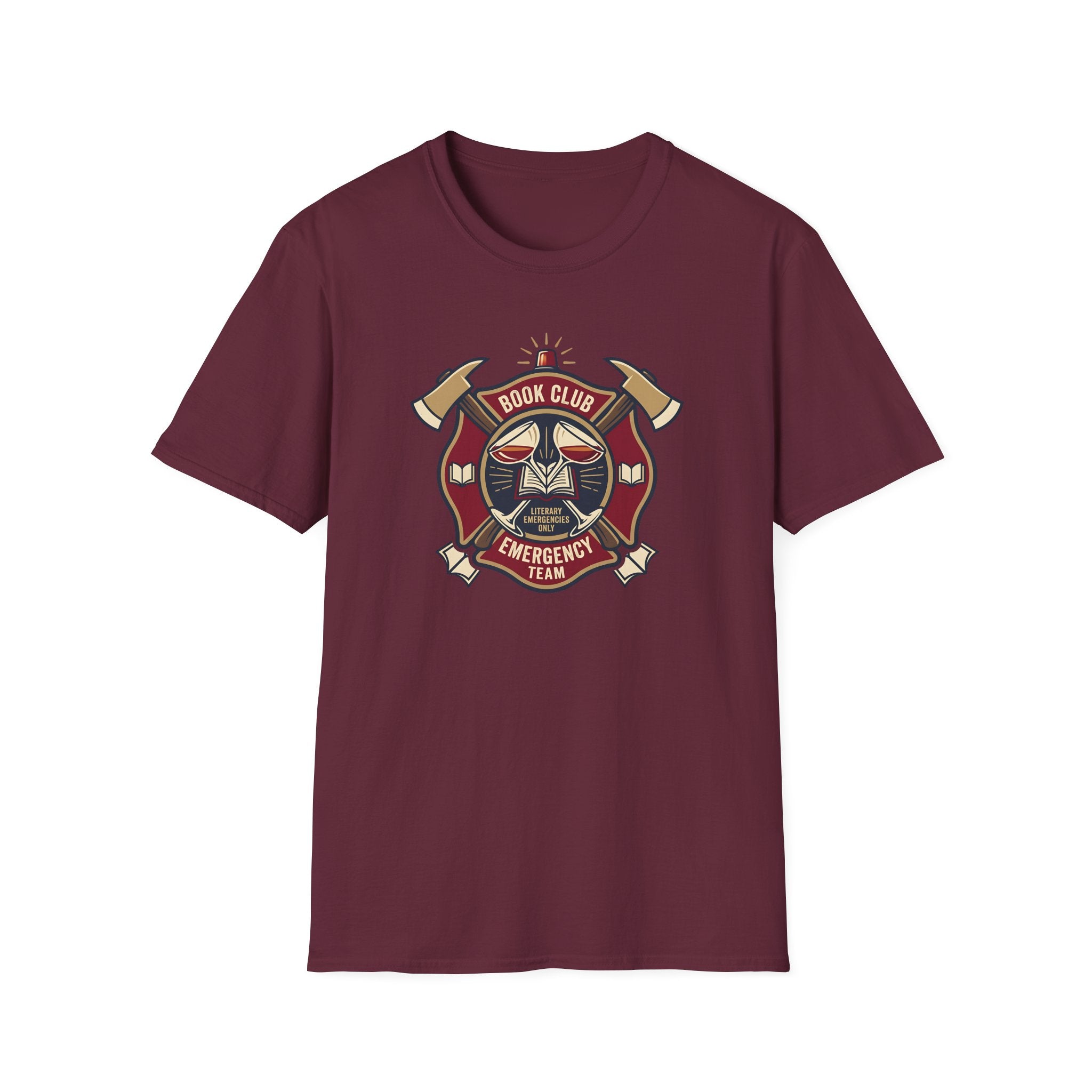 Book Club Emergency Response Tshirt