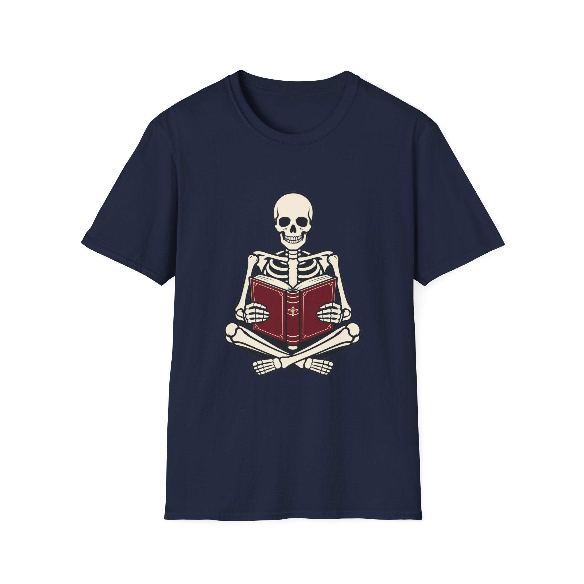 Skeleton With A Good Book Tshirt