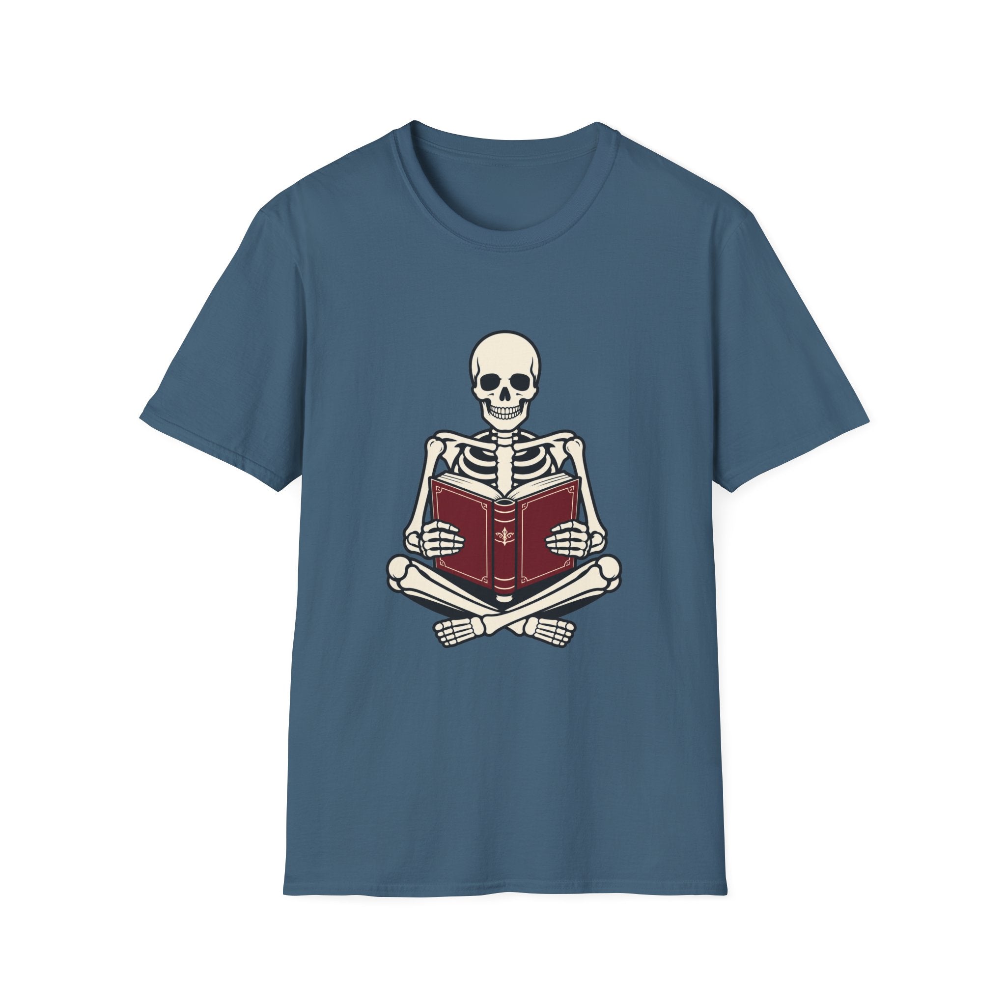 Skeleton With A Good Book Tshirt