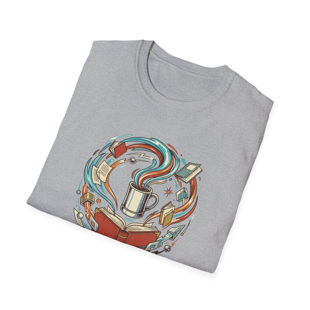 Retro Reading and Coffee Tshirt