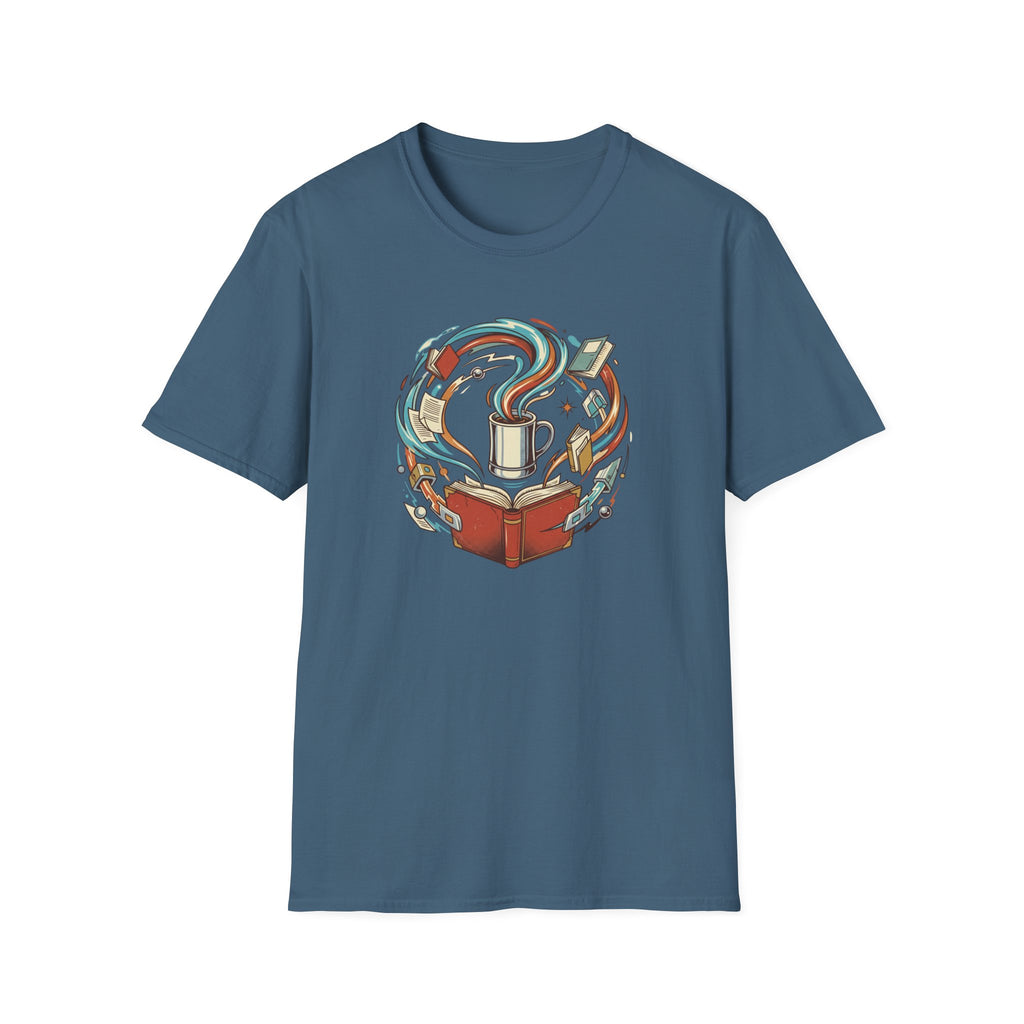 Retro Reading and Coffee Tshirt