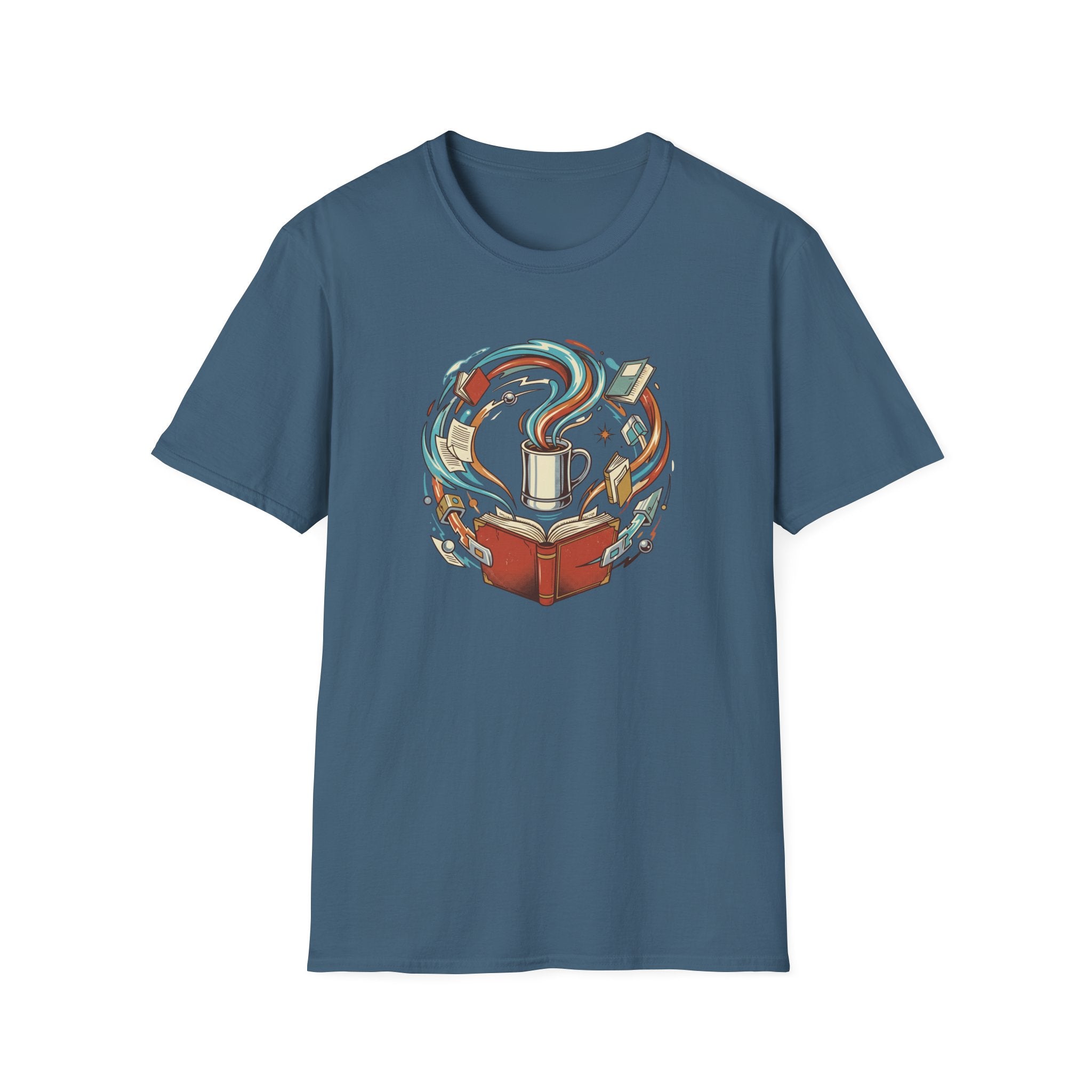 Retro Reading and Coffee Tshirt