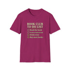 Book Club To Do List Tshirt