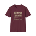 Book Club To Do List Tshirt