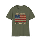 Life, Liberty & Literature Tshirt