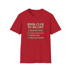 Book Club To Do List Tshirt