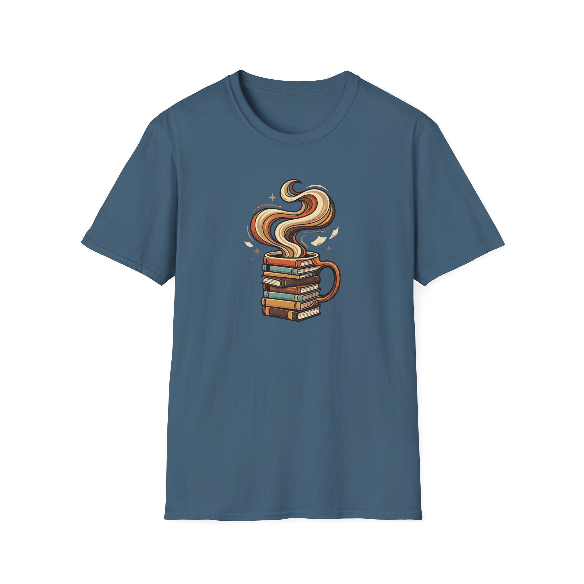 Retro Book Coffee Mug Tshirt
