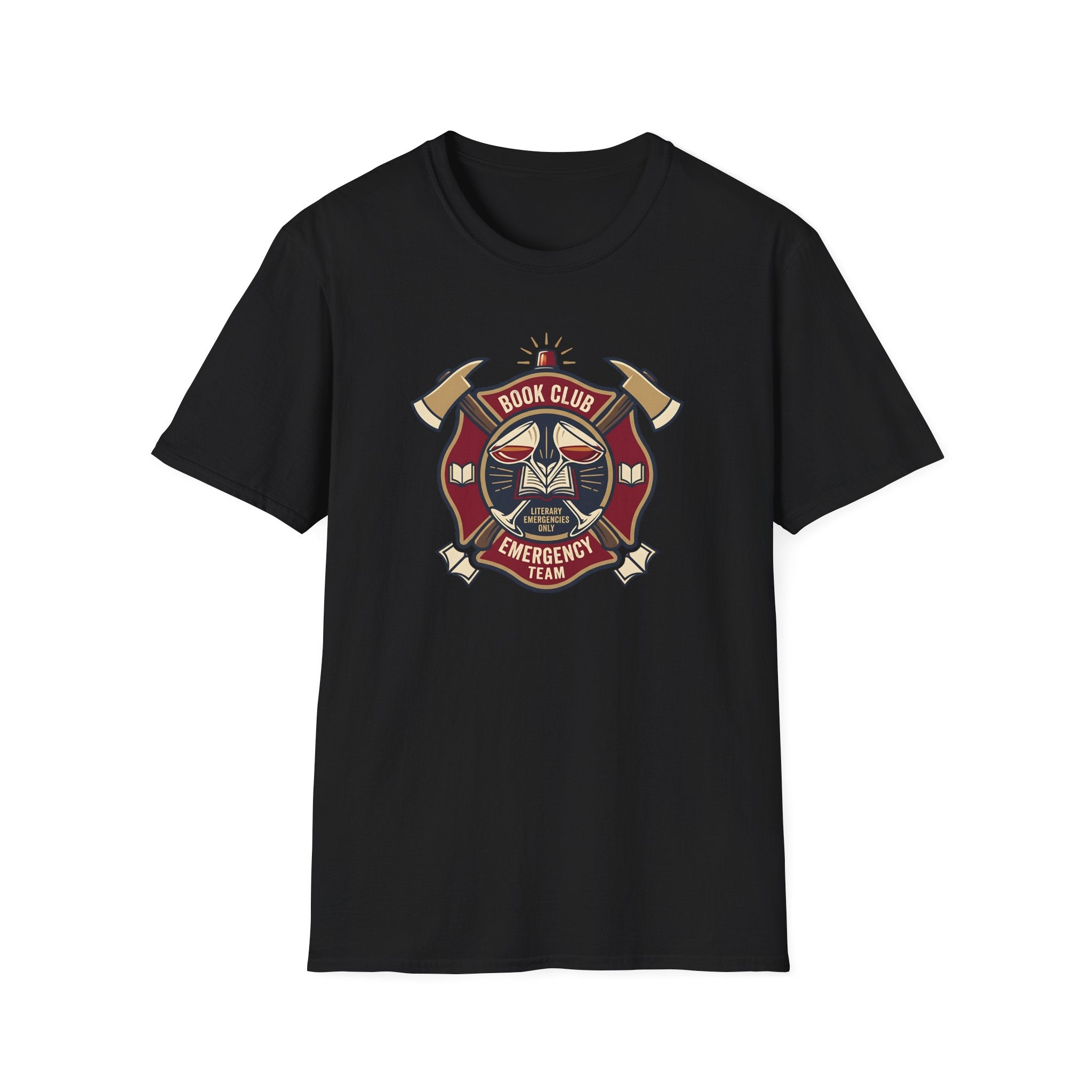 Book Club Emergency Response Tshirt