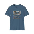 Book Club To Do List Tshirt