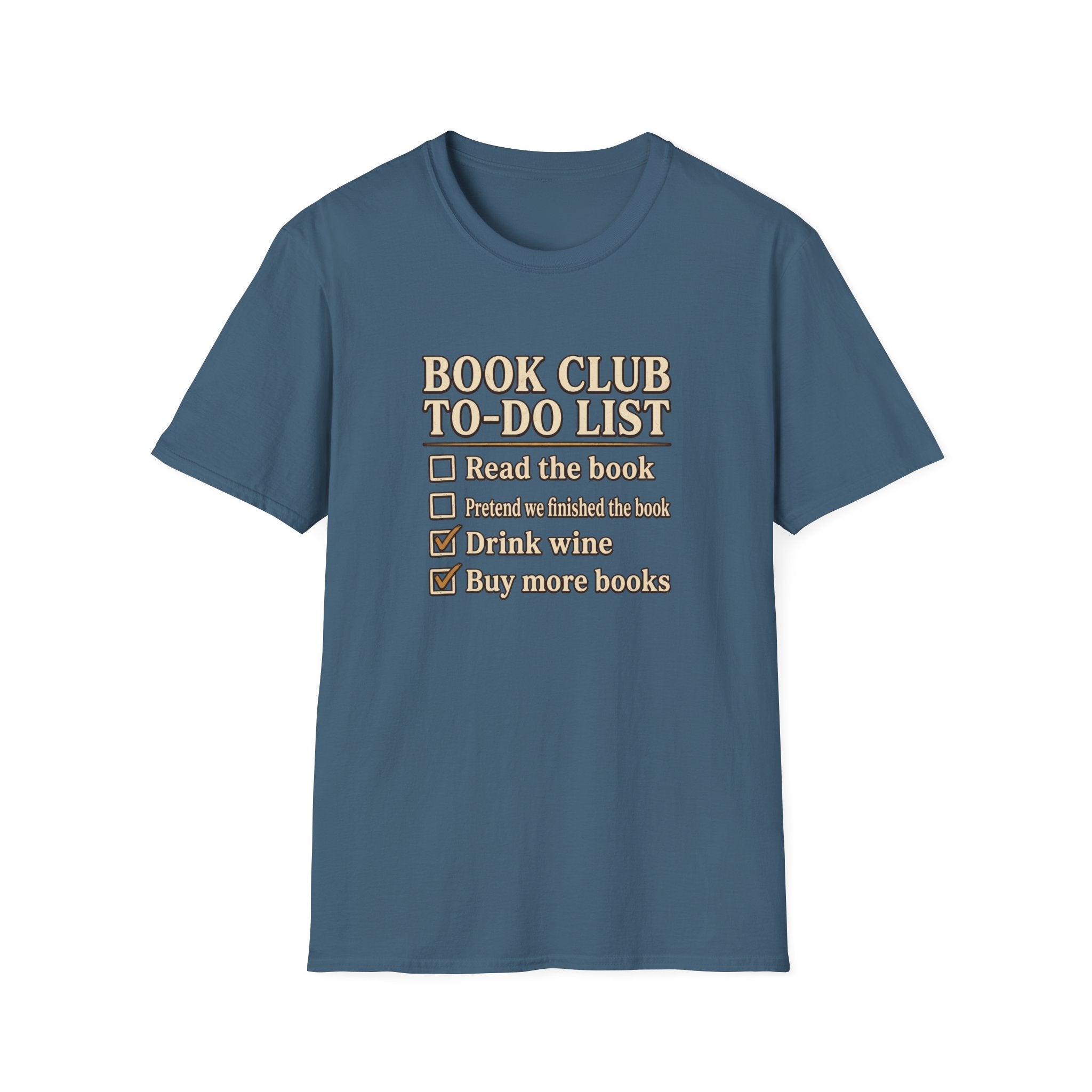 Book Club To Do List Tshirt