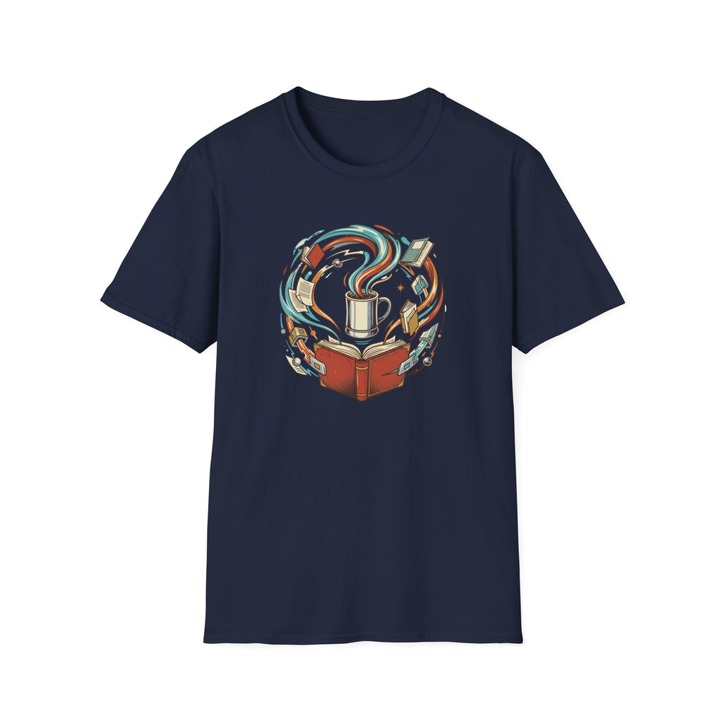 Retro Reading and Coffee Tshirt