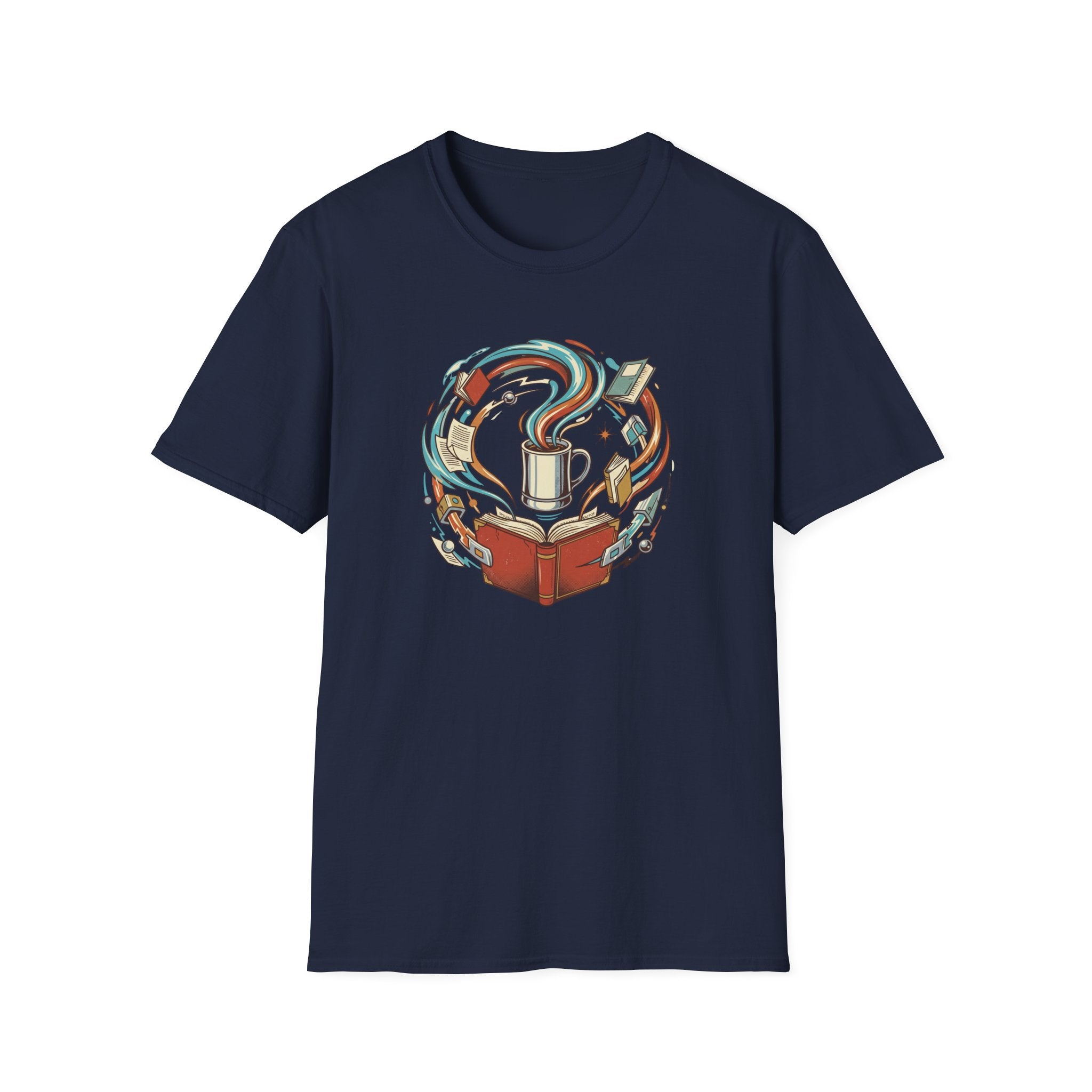 Retro Reading and Coffee Tshirt
