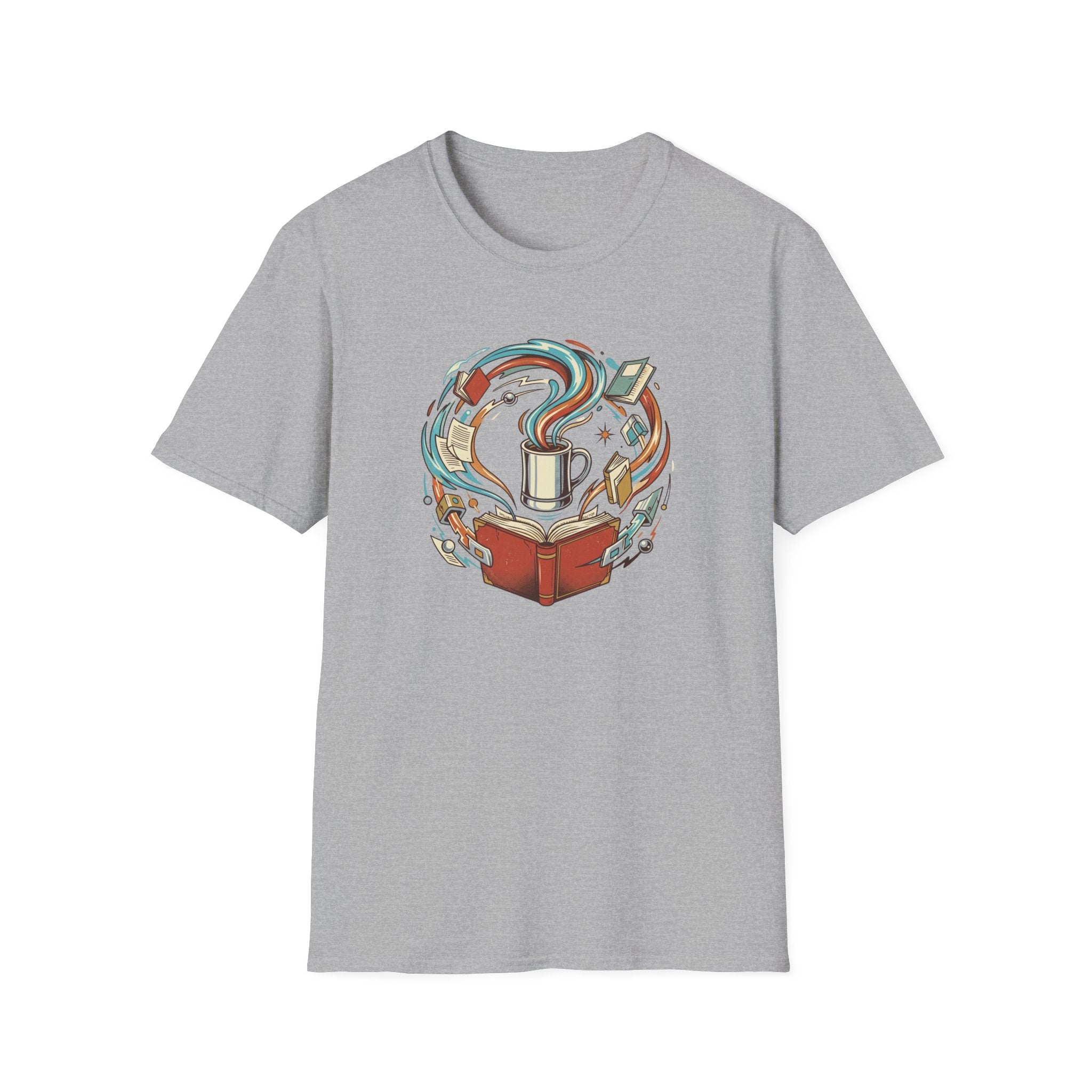 Retro Reading and Coffee Tshirt