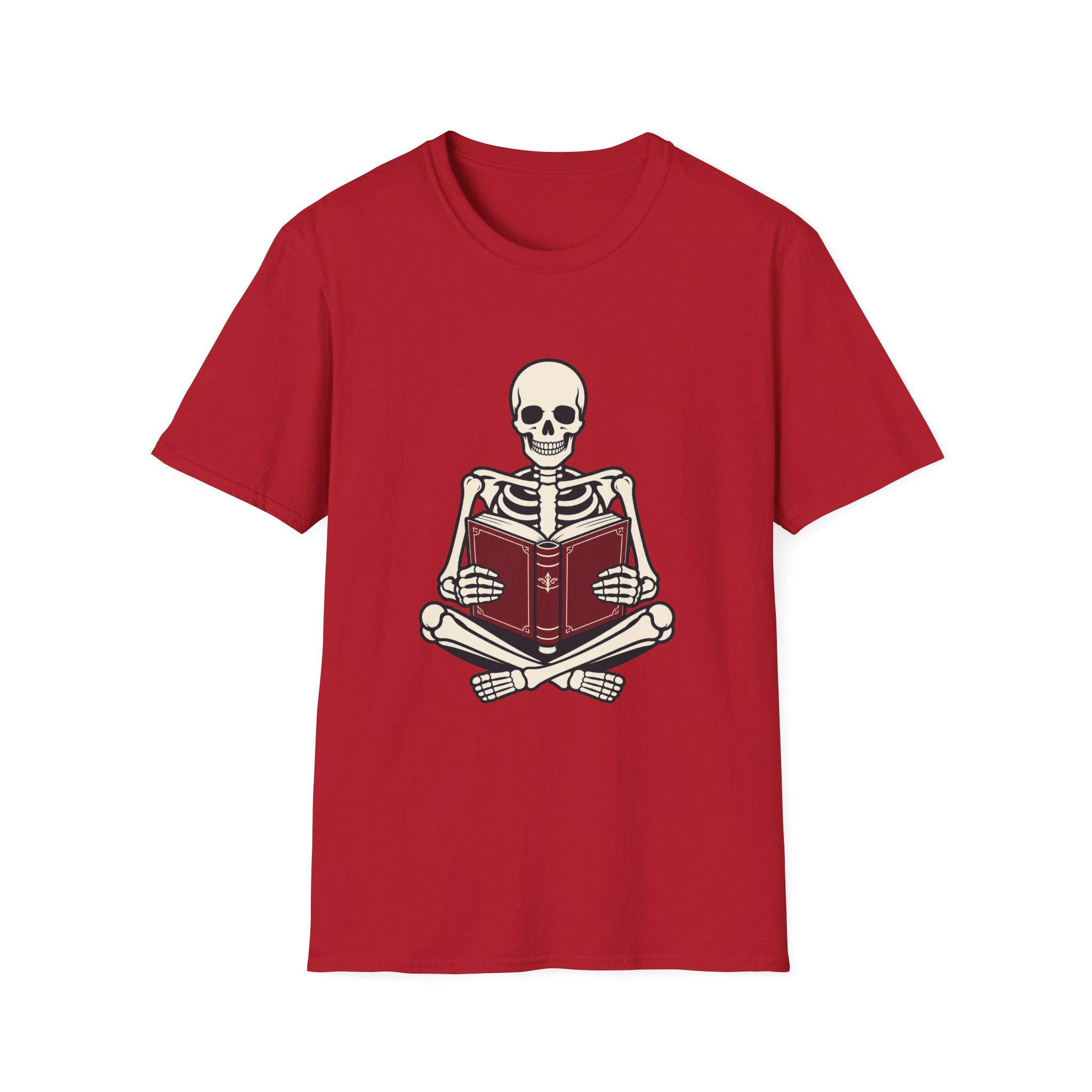 Skeleton With A Good Book Tshirt