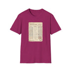 Vintage Library Card Tshirt