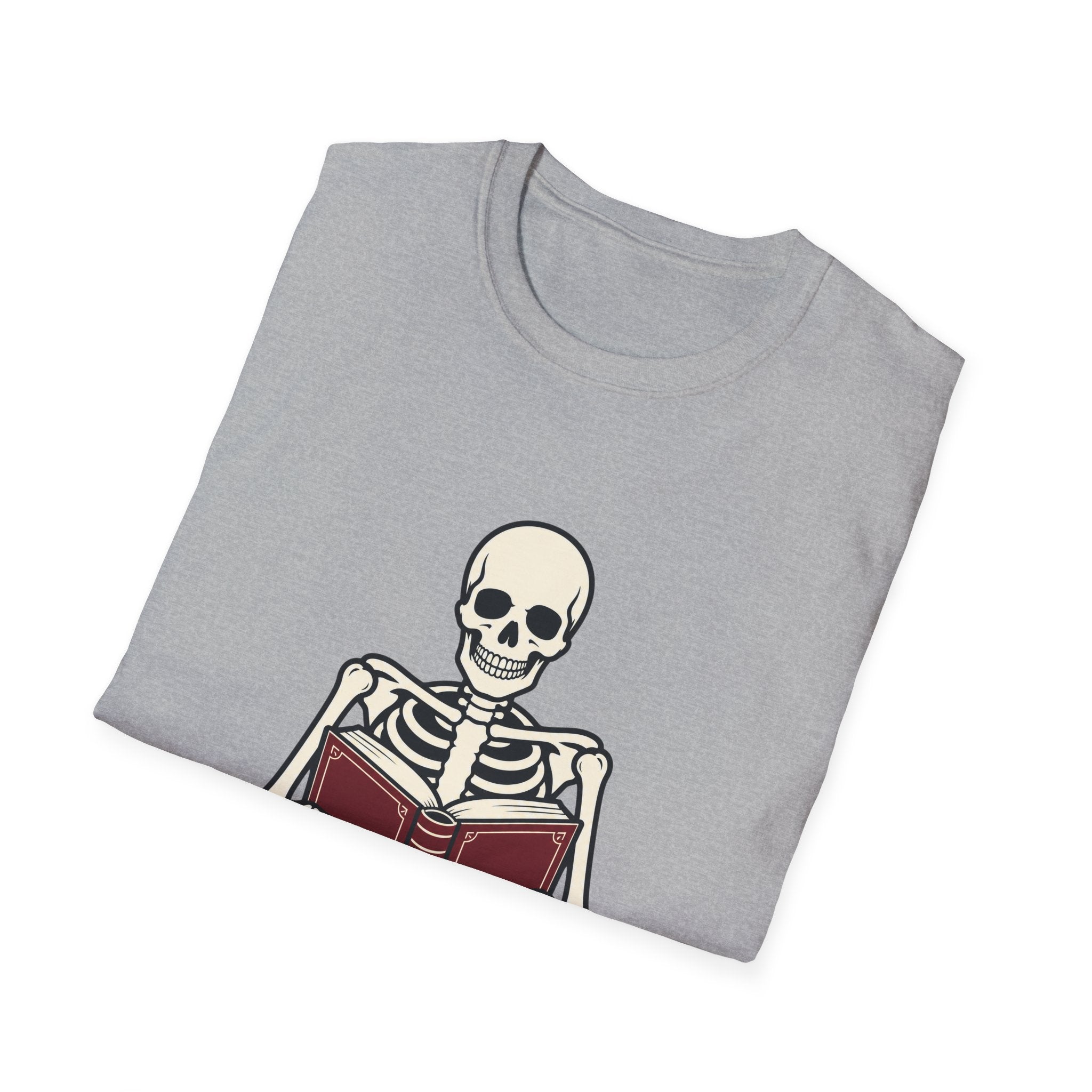 Skeleton With A Good Book Tshirt