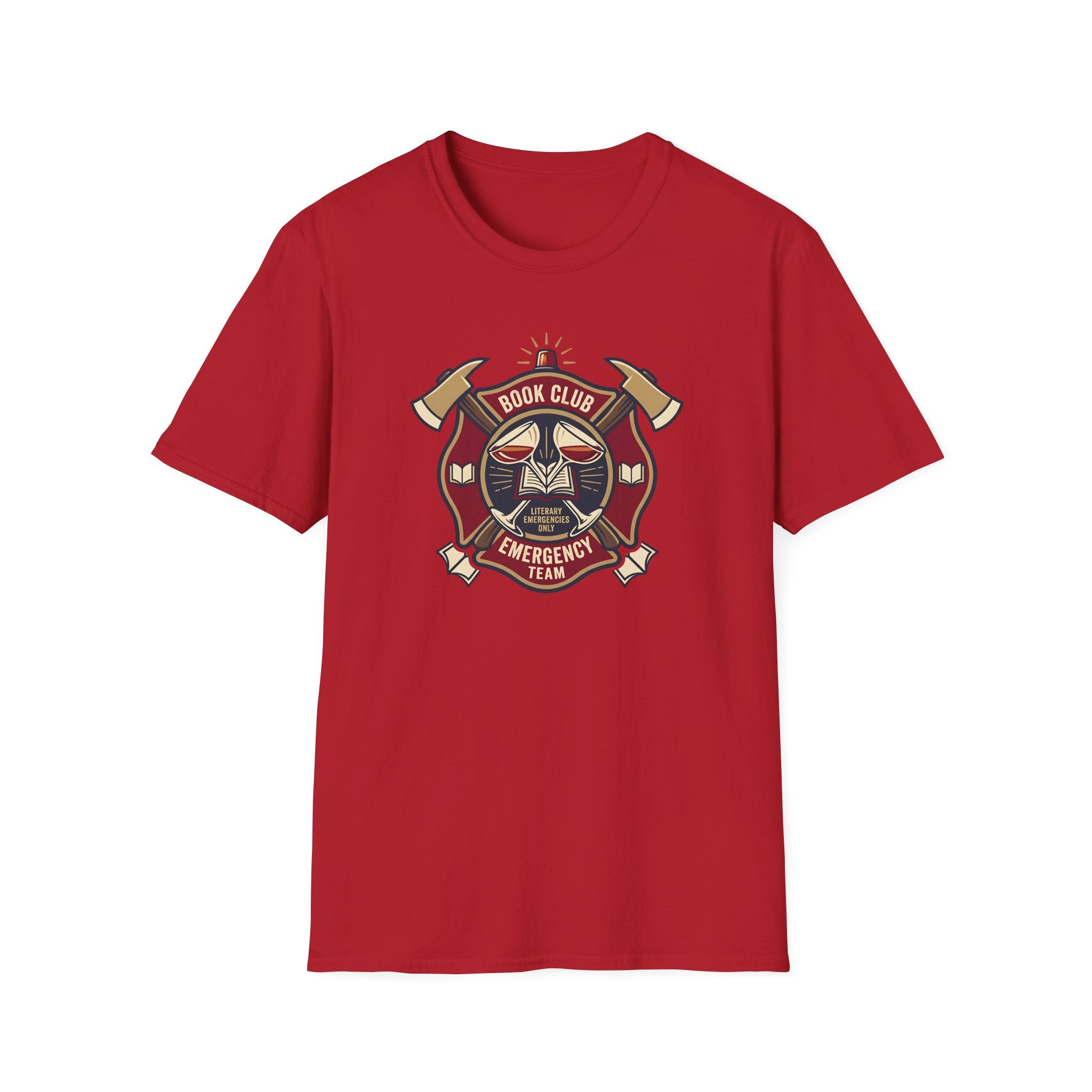 Book Club Emergency Response Tshirt