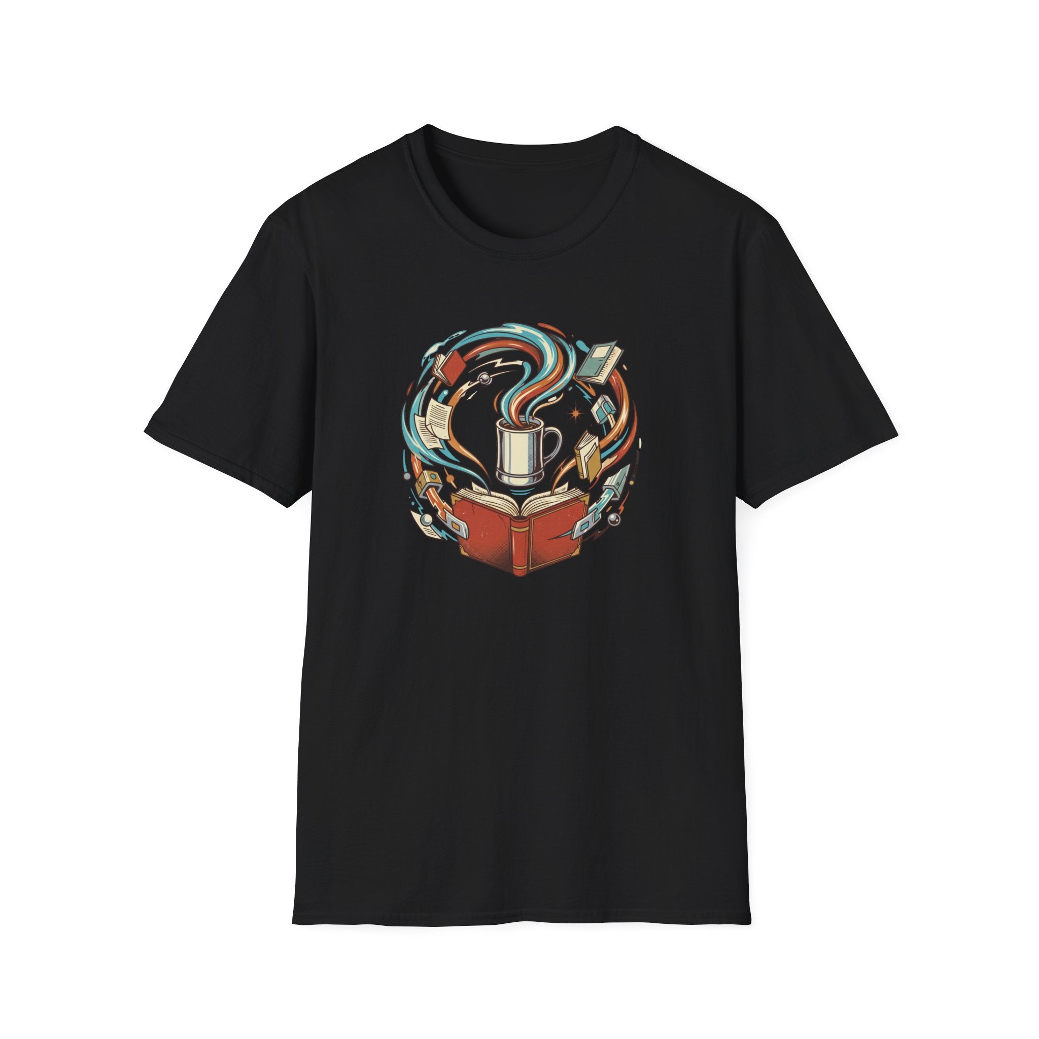 Retro Reading and Coffee Tshirt