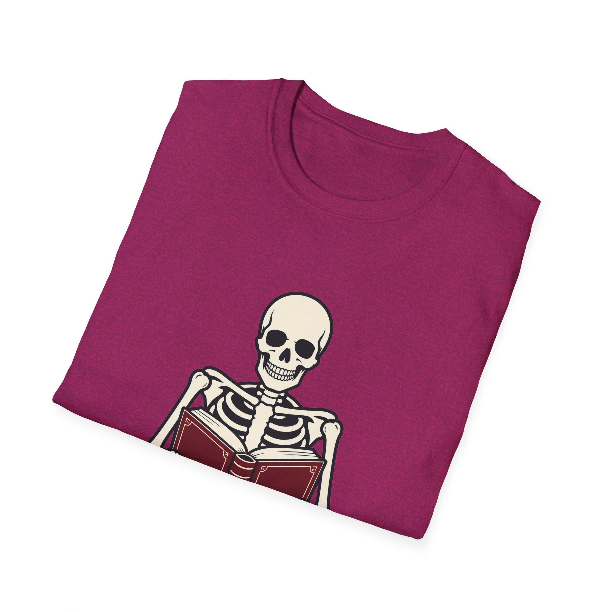 Skeleton With A Good Book Tshirt